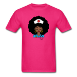 Afro Women Nurse Doctor - fuchsia