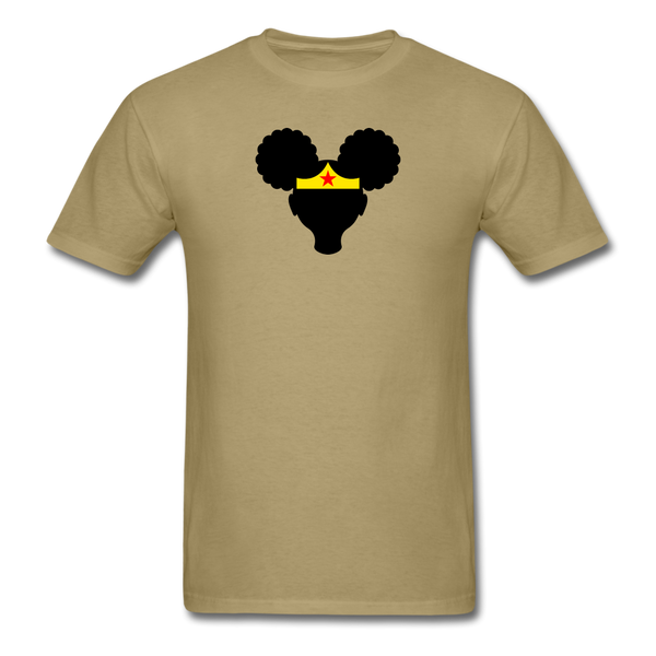 Afro Puffs Girl Wonder Woman - khaki