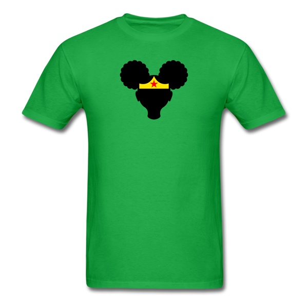 Afro Puffs Girl Wonder Woman - bright green