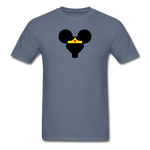 Afro Puffs Girl Wonder Woman - denim