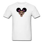 Afro Puffs Girl - white