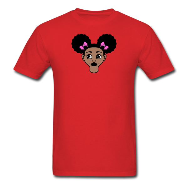 Afro Puffs Girl - red