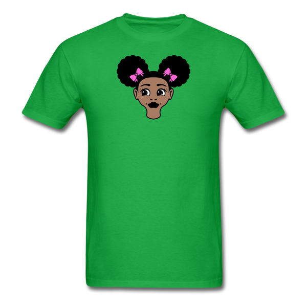 Afro Puffs Girl - bright green
