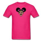 Afro Puffs Girl - fuchsia