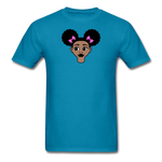 Afro Puffs Girl - turquoise