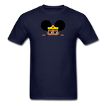 Afro Puff Wonder Woman Girl Peekaboo - navy