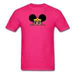Afro Puff Wonder Woman Girl Peekaboo - fuchsia