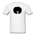 Afro Woman - white