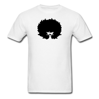 Afro Woman - white