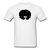 Afro Woman - white