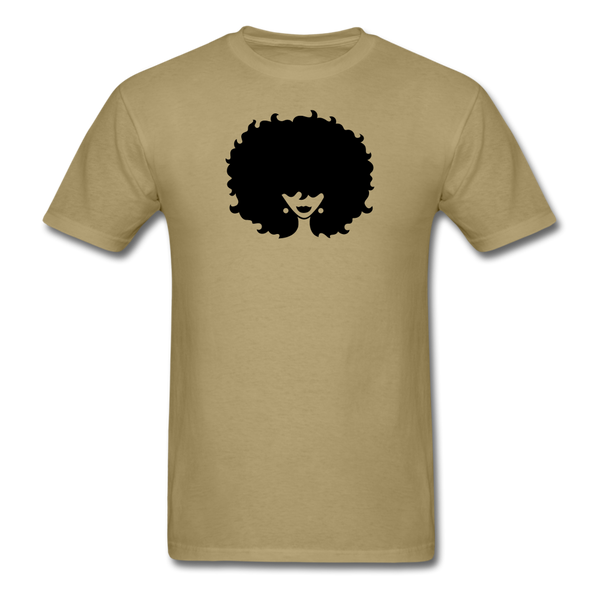Afro Woman - khaki