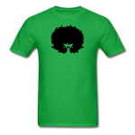 Afro Woman - bright green