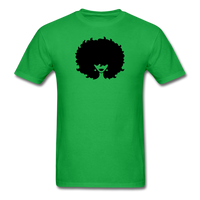Afro Woman - bright green