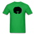 Afro Woman - bright green