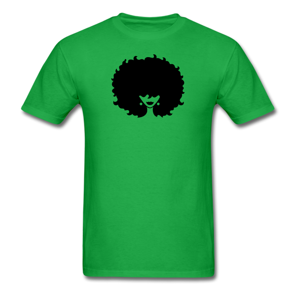 Afro Woman - bright green