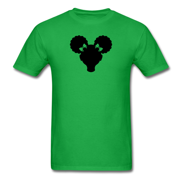 Afro Puffs Girl - bright green