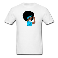 Afro Woman Doctor Nurse - white