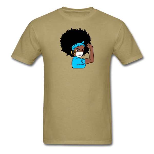 Afro Woman Doctor Nurse - khaki
