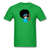Afro Woman Doctor Nurse - bright green