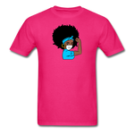 Afro Woman Doctor Nurse - fuchsia