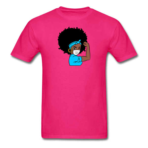 Afro Woman Doctor Nurse - fuchsia