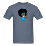 Afro Woman Doctor Nurse - denim