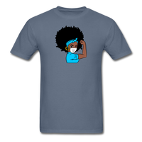Afro Woman Doctor Nurse - denim