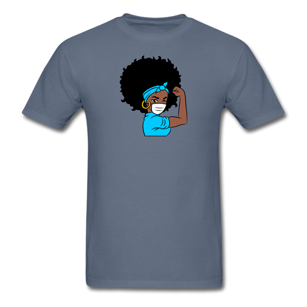 Afro Woman Doctor Nurse - denim
