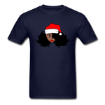 Afro Santa Claus Girl - navy