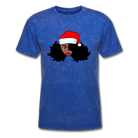 Afro Santa Claus Girl - mineral royal