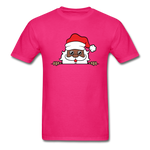 Peekaboo Black Santa - fuchsia