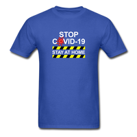 Stop Covid - royal blue