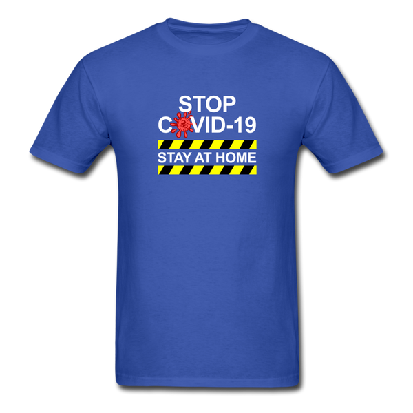 Stop Covid - royal blue