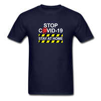 Stop Covid - navy