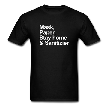 Mask, Paper, Saty Home & Sanitizer