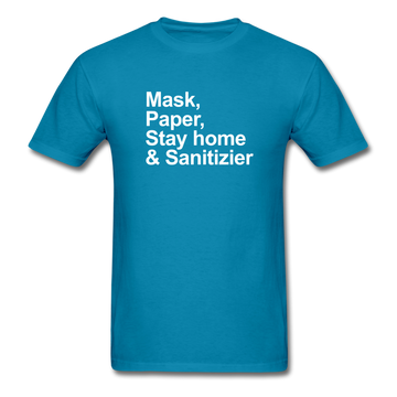 Mask, Paper, Saty Home & Sanitizer