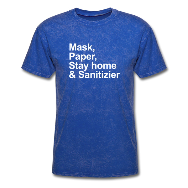 Mask, Paper, Saty Home & Sanitizer - mineral royal