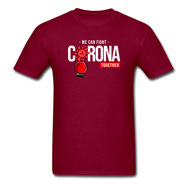 We Can Fight Corona Together - burgundy