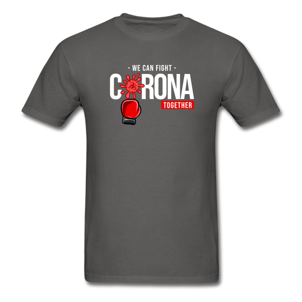We Can Fight Corona Together - charcoal