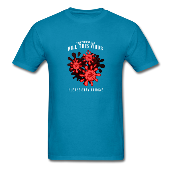 Together We Can Kill The Virus - turquoise