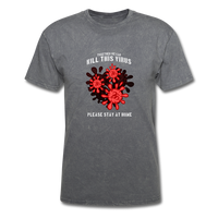 Together We Can Kill The Virus - mineral charcoal gray
