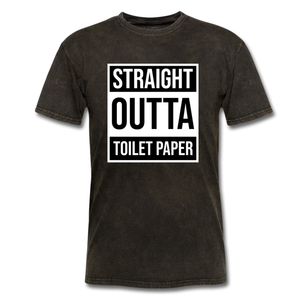 Straight Outta Toilet Paper - mineral black