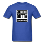 Straight Outta Corona - royal blue