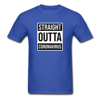 Straight Outta Corona - royal blue