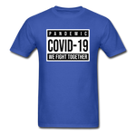 Pandemic Covid-19 - royal blue