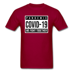 Pandemic Covid-19 - dark red