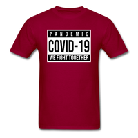 Pandemic Covid-19 - dark red