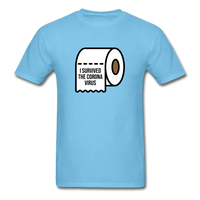 I Survived The Corona Virus - aquatic blue