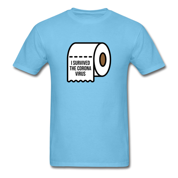 I Survived The Corona Virus - aquatic blue