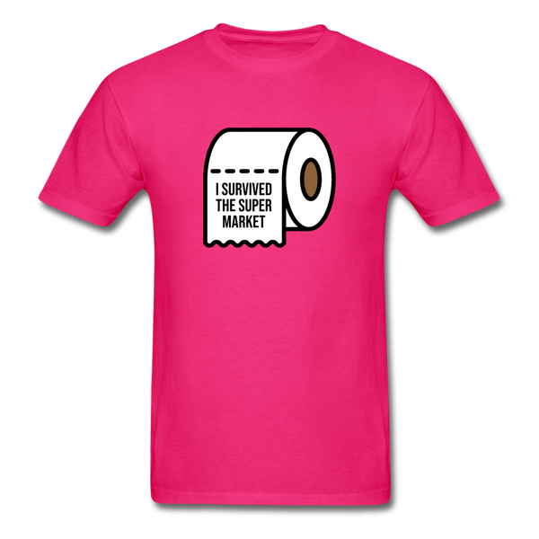 I Survived The Super Market - fuchsia